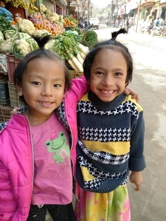 HCC Nepal Girls in Market